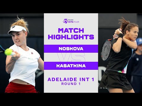 Linda Noskova vs. Daria Kasatkina | 2023 Adelaide International 1 | WTA Match Highlights