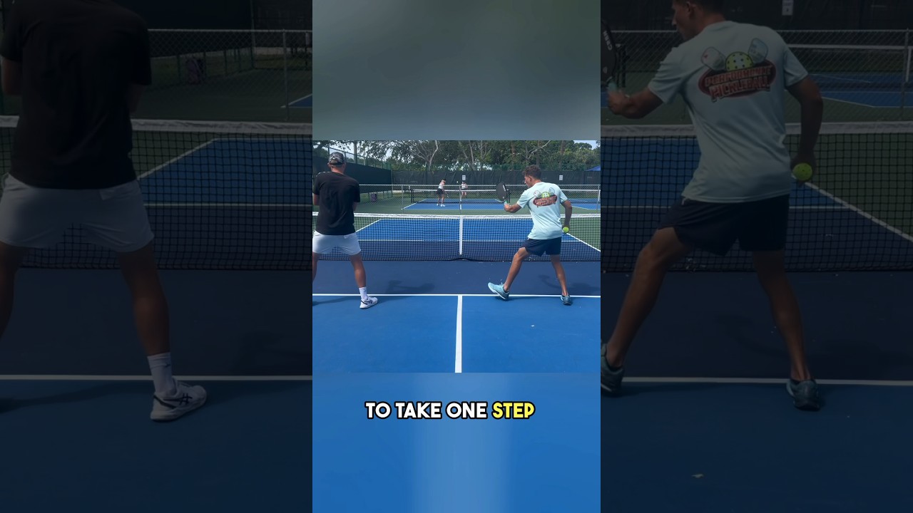 Learn to “shade” to properly cover the court! #pickleball #pickleballtips #shorts