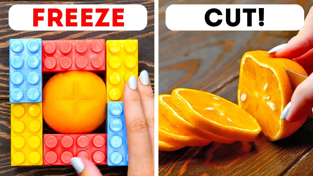 Fast & Easy Ways to Cut and Peel Fruits and Veggies! 🥒🍉