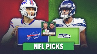 Buffalo Bills vs Seattle Seahawks BEST BETS! NFL Picks & Predictions | The Favorites Podcast