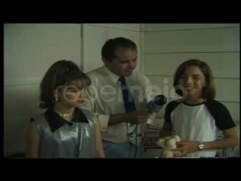Em 1997, Sandy e Junior falavam à TV Meio Norte sobre a carreira