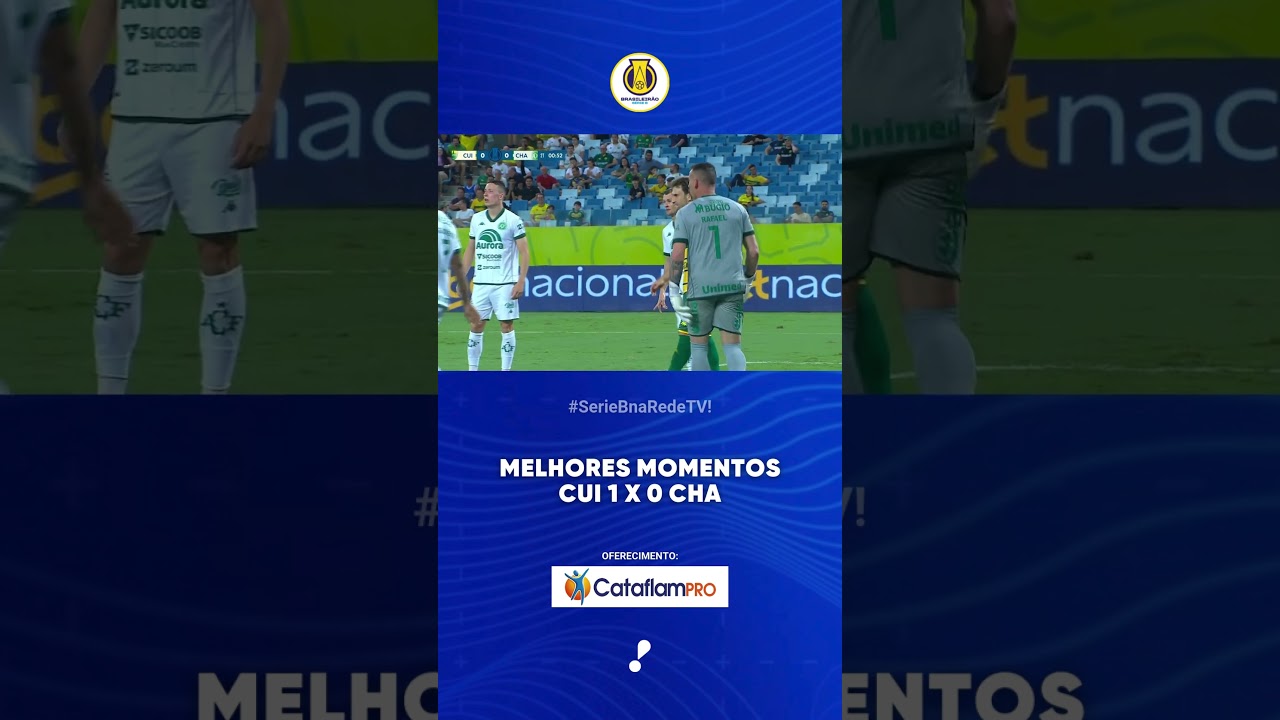 Melhores Momentos CUI 1 x 0 CHA   Série B 2025