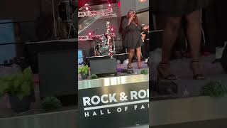 Charity Evonna performs at the Rock And Roll Hall Of Fame MLK Day 2023