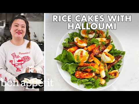 Susan Makes Crispy Rice Cakes With Halloumi | From The Test Kitchen | Bon Appétit