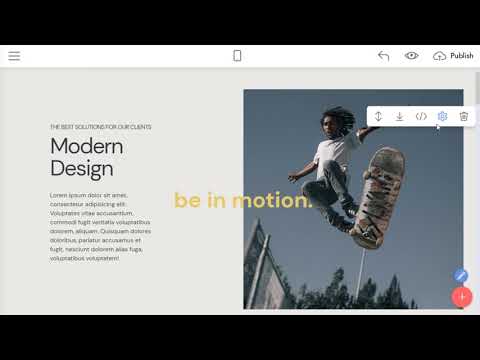 Mobirise for Motion Designers | MotionM5