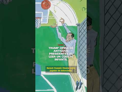 Trump opina de antiguos presidentes al leer un cuento infantil