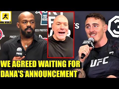 Jon Jones & Tom Aspinall have agreed to terms and now waiting for UFC's announcement,Sean rips UFC