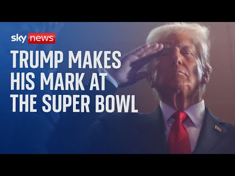 Donald Trump grabs headlines at Super Bowl