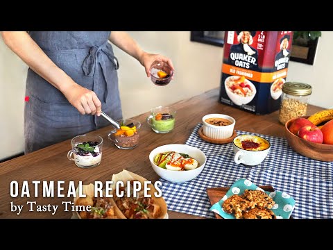 オートミールの美味しい食べ方/毎日食べたくなる12のレシピ/Oatmeal Recipe Ideas