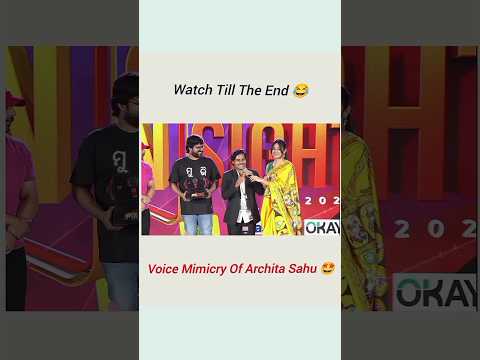 Wait for Sabyasachi Sir Reaction 🙈🤗 | Archita Sahu live Voice Mimicry #shorts #architasahu