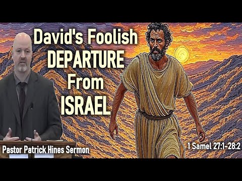 David's Foolish Departure From Israel - Pastor Patrick Hines Sermon (1Samuel 27, 28)