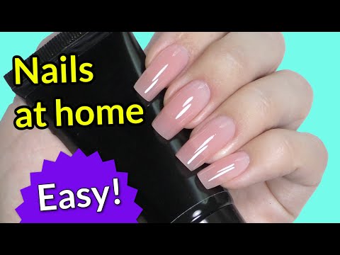How to Do Nails at Home - 3 ways | DIY fake nails *no acrylic*