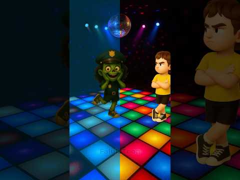 Zombie police girls dance battle #cartoon #animation #english #funny