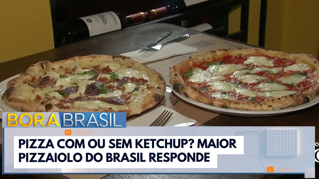 Polêmica no Bora Brasil: pode colocar ketchup na pizza?