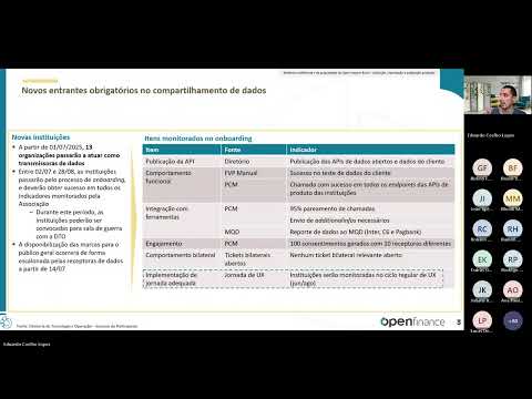 Nova política de onboarding para transmissoras de dados - Workshop Open Finance Brasil (09/06/2025)