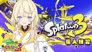 【 スプラトゥーン3 】 #にじイカ祭り2025　 個人練習～！いろいろ試すぞ～～～ 【 にじさんじ / 蝸堂みかる 】