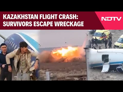 Kazakhstan Plane Crash Update | Kazakhstan Plane Crash: Survivors Walk Away from Crash Site