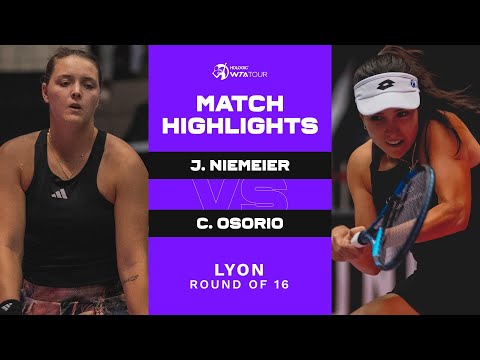 Camila Osorio vs. Jule Niemeier | 2023 Lyon Round of 16 | WTA Match Highlights