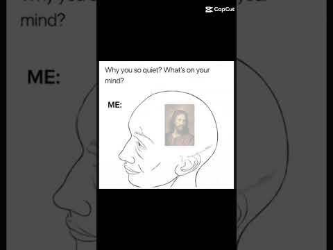 I'm thinking bout jesus.