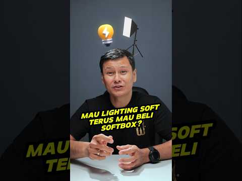 Mau lighting soft terus mau beli softbox?  