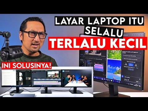 Layar Laptop Itu Selalu Kekecilan! Ini Solusinya: Tambah Layar! feat. LG 24MR400