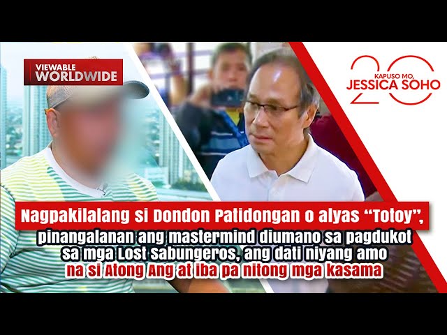 Mastermind diumano sa pagdukot sa Lost Sabungeros, pinangalanan na | Kapuso Mo, Jessica Soho