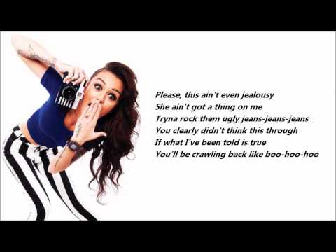 Cher Lloyd - Want U Back /\ Lyrics On A Screen