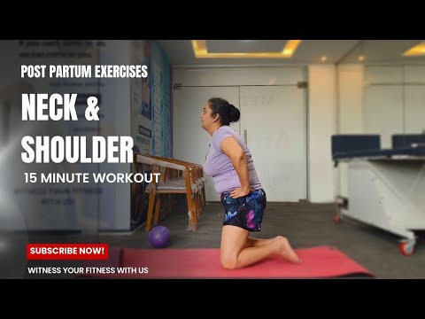15 min post partum neck & shoulder pain relief| Pooja Pandey Tripathi #neckpainrelief 