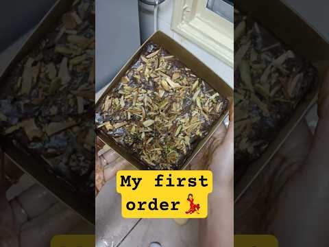 Successfully completed my first order✅💃🙏Nuts brownie👩‍🍳 #nutsbrownie#bakingstories#food #sweetrecipe