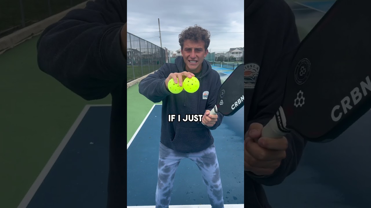 How to stop dinks from popping up! #pickleballtips #pickleball #shorts