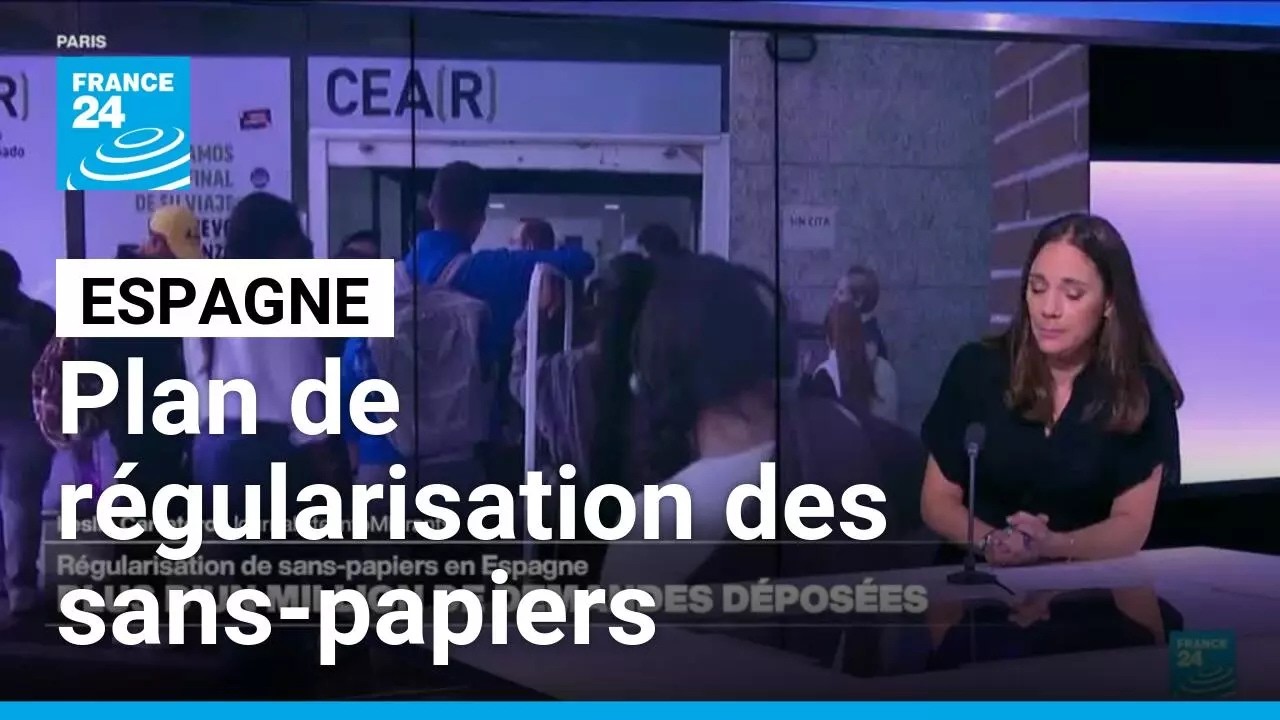 Espagne : dernier jour pour les sans-papiers candidats à la régularisation • FRANCE 24