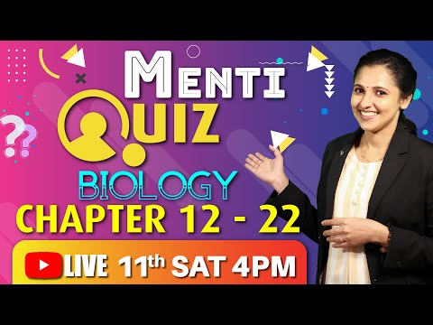 🔥⚔️🛡️Revision Menti Quiz🛡️⚔️🔥 | Biology Chapter 12-22 | Focus Area | Archana Miss