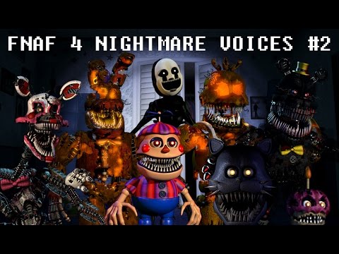 FNAF 4 NIGHTMARE ANIMATRONIC VOICES #2 - Xem Video Clip 