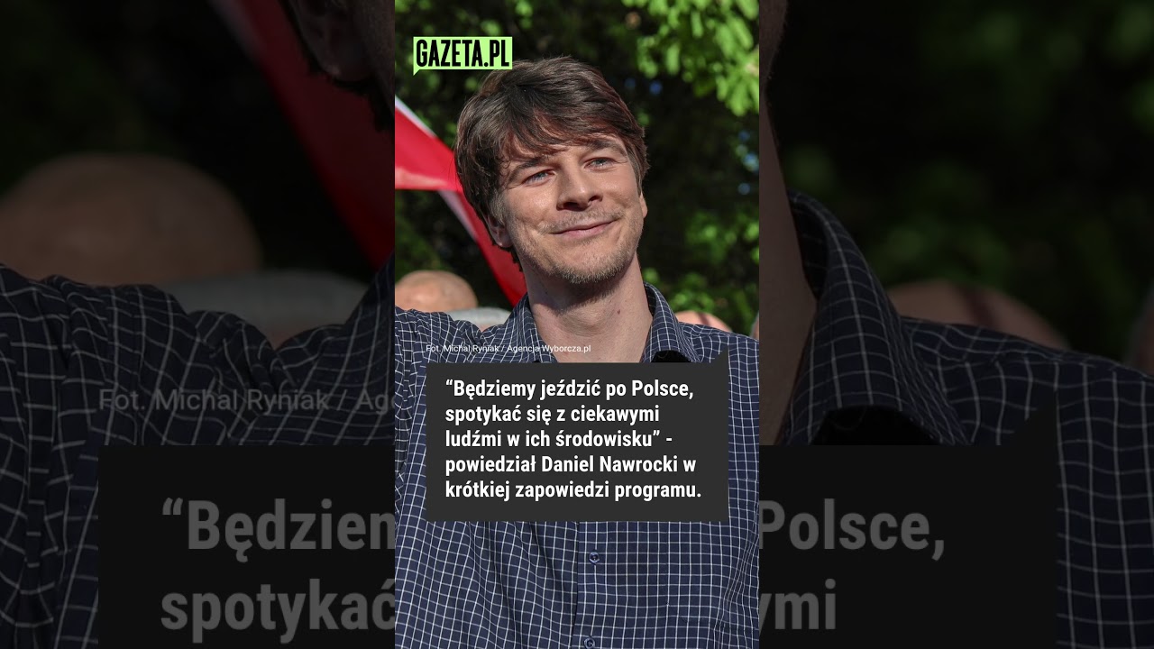 Daniel Nawrocki, syn prezydenta, dostał program w telewizji #shorts