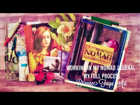 Working in my Nomad Journal - My Full Process