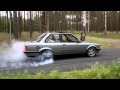  BMW e30 318i palenie gumy - Vasyl