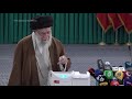 Khamenei votes as Iran begins run-off parliamentary elections - 00:54 min - News - Video