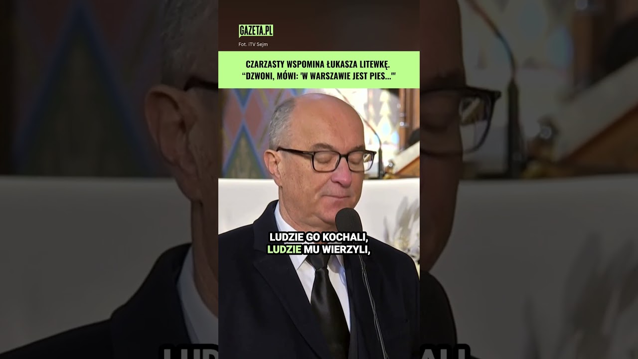 Pogrzeb Łukasza Litewki. Czarzasty podzielił się wspomnieniem #shorts