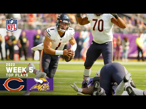 Chicago Bears Top Plays vs. Minnesota Vikings | 2022 Regular Season Week 5 video clip