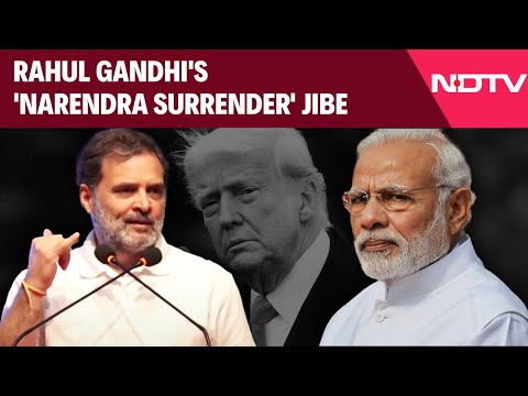 Rahul Gandhi On PM Modi | Rahul Gandhi's "Narendra Surrender" Jab At PM Modi, BJP Hits Back
