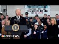 Biden visits Maine to pay respects to victims of Lewiston mass shooting