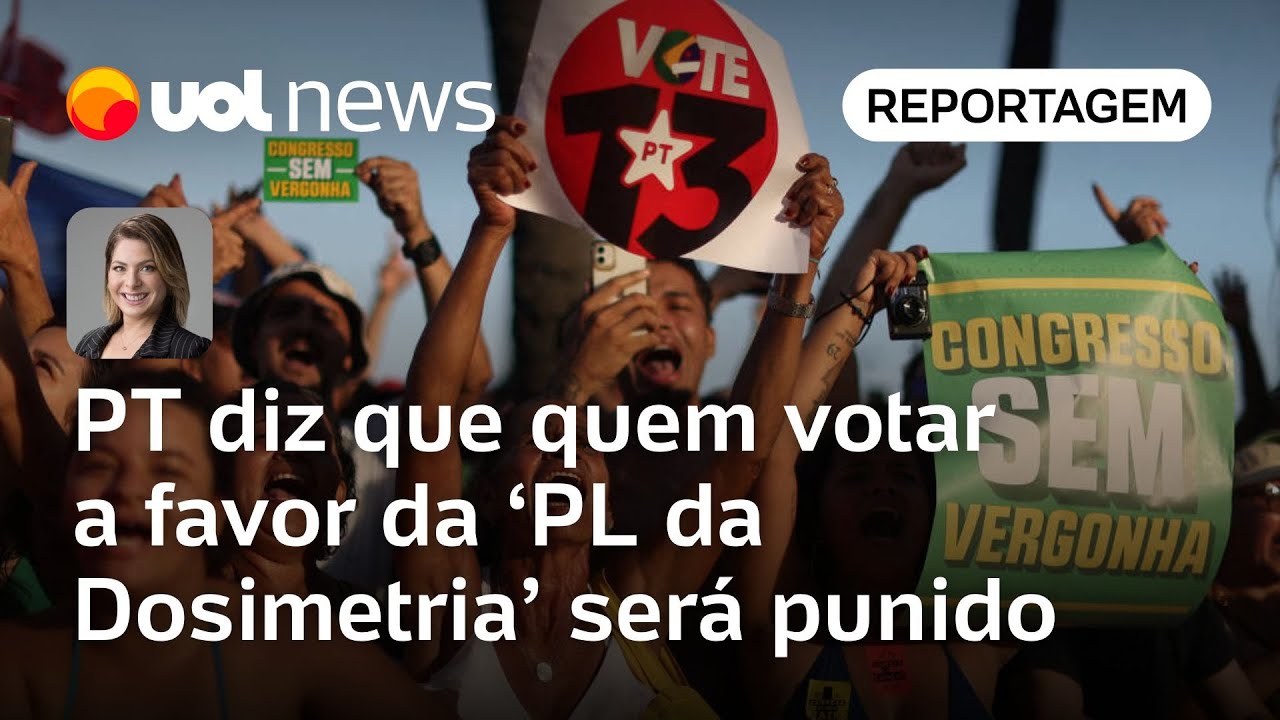 PT aprova resolução e punirá filiados que votarem a favor da PL da Dosimetria | Daniela Lima