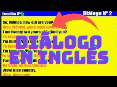 Curso De Inglés. 5. Diálogo Nº 2 - YouTube