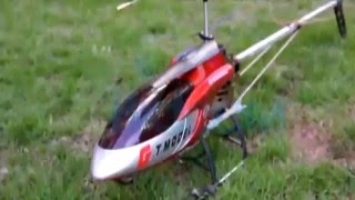 alcohol Convencional obispo Helicóptero Radio Control Remoto Giroscopo Gigante Exterior - YouTube