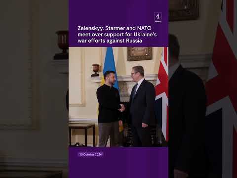 Zelenskyy, Starmer and NATO meet over support for Ukraine's war efforts against Russia