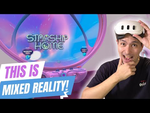 BEST MIXED REALITY GAME ON QUEST 3 / 3S YET? - Starship Home