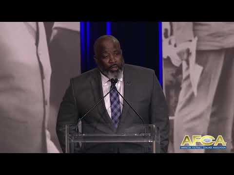 Bowie State football coach Damon Wilson receives AFCA D2 Coach of the Year Award