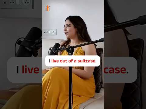 🔥 Watch Till End “Live Out of a <strong>Suitcase</strong>” Meaning By Tamanna Bhatia #shorts #ytshorts #learnenglish