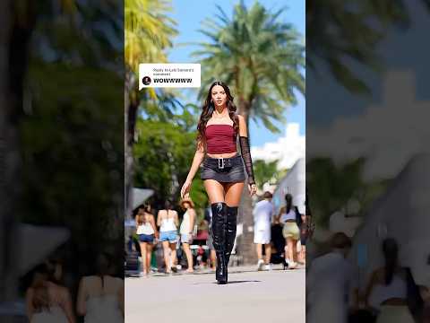 São Paulo The Weeknd x Anitta Remix Dance Challenge in Miami 🌴👠🌞
