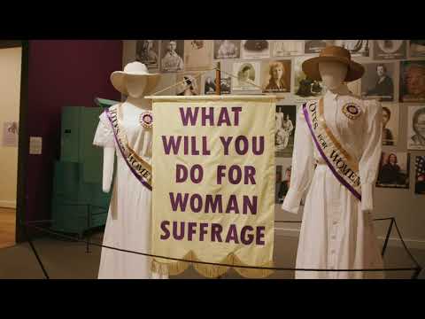 screenshot of youtube video titled New exhibit at SC State Museum honors 100th anniversary of 19th Amendment